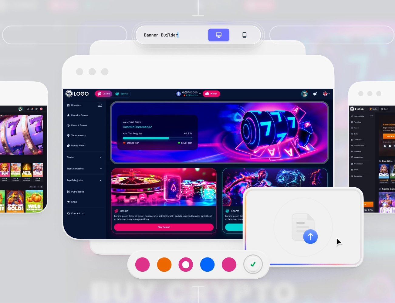 Demo, CMS