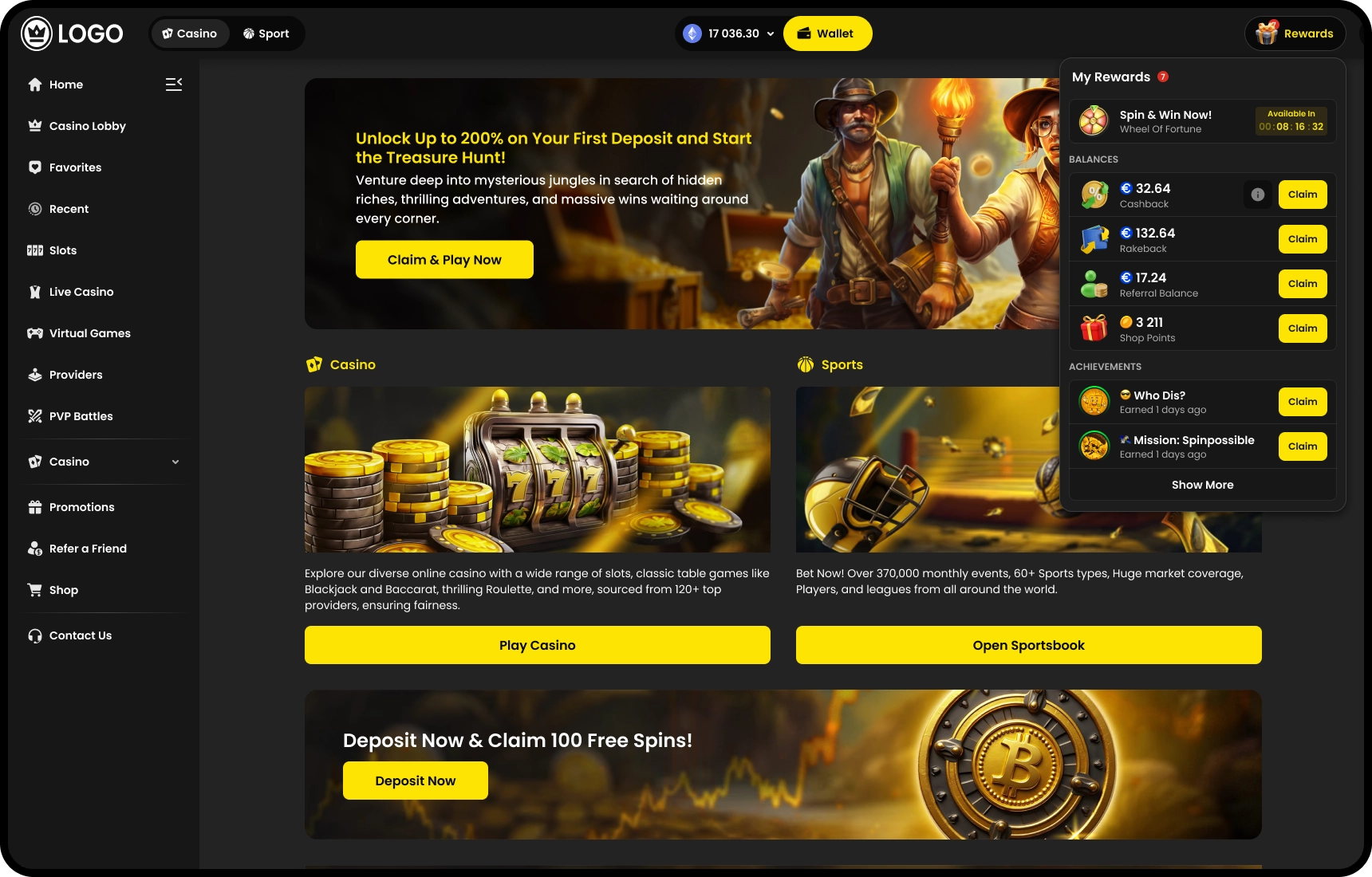 Demo, Desktop yellow
