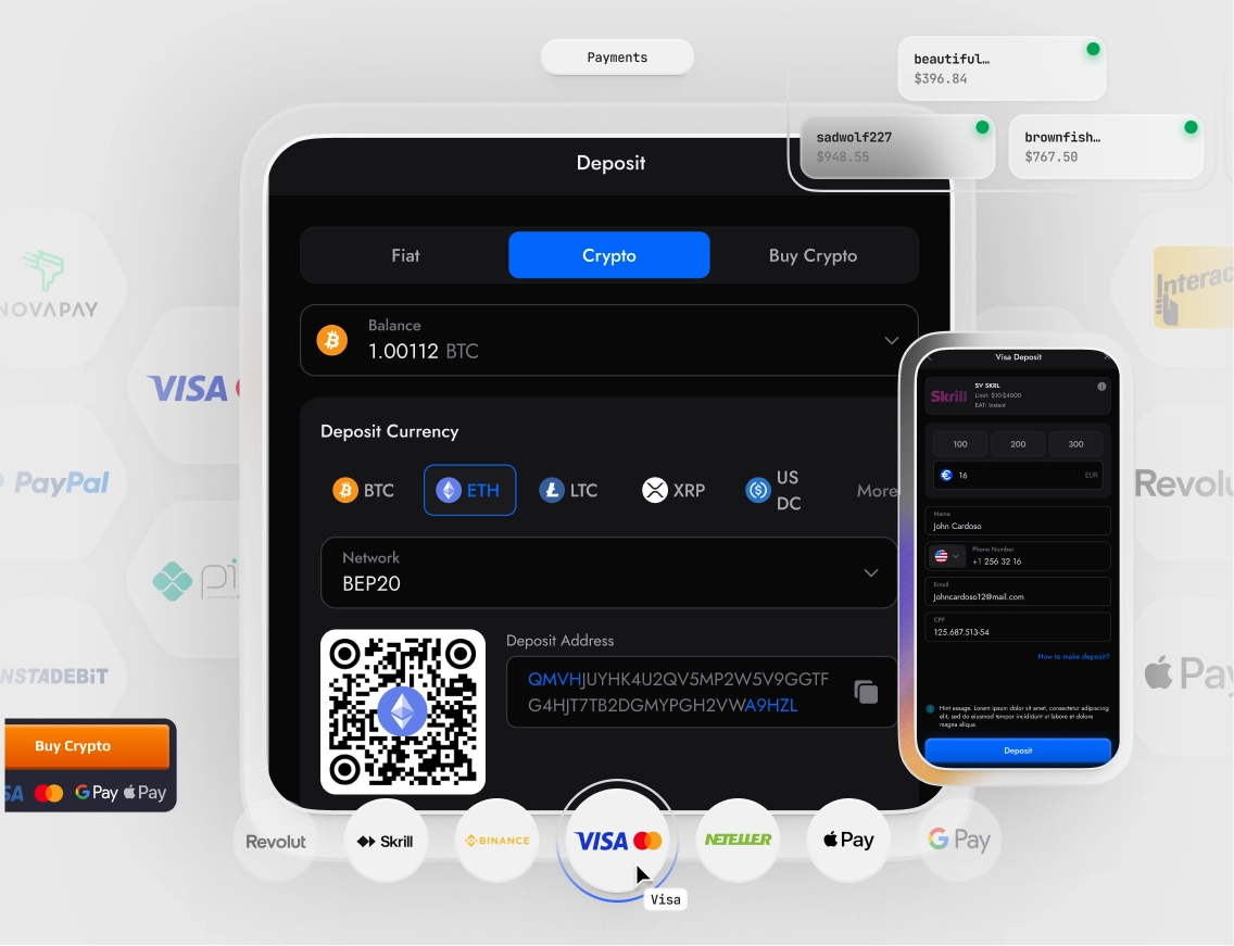 Demo, Payments