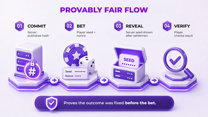 Provably Fair Flow 
