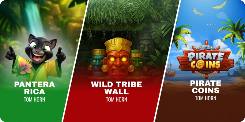 Top Tom Horn Gaming Slots