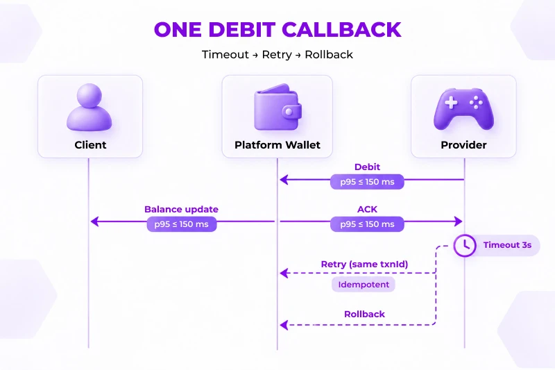 Wallet Model, Idempotency, and Rollback Behavior