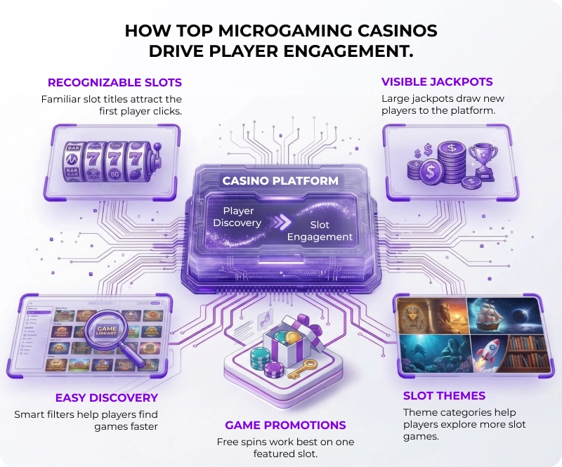 How Top Microgaming Casinos Drive Player Engagement.