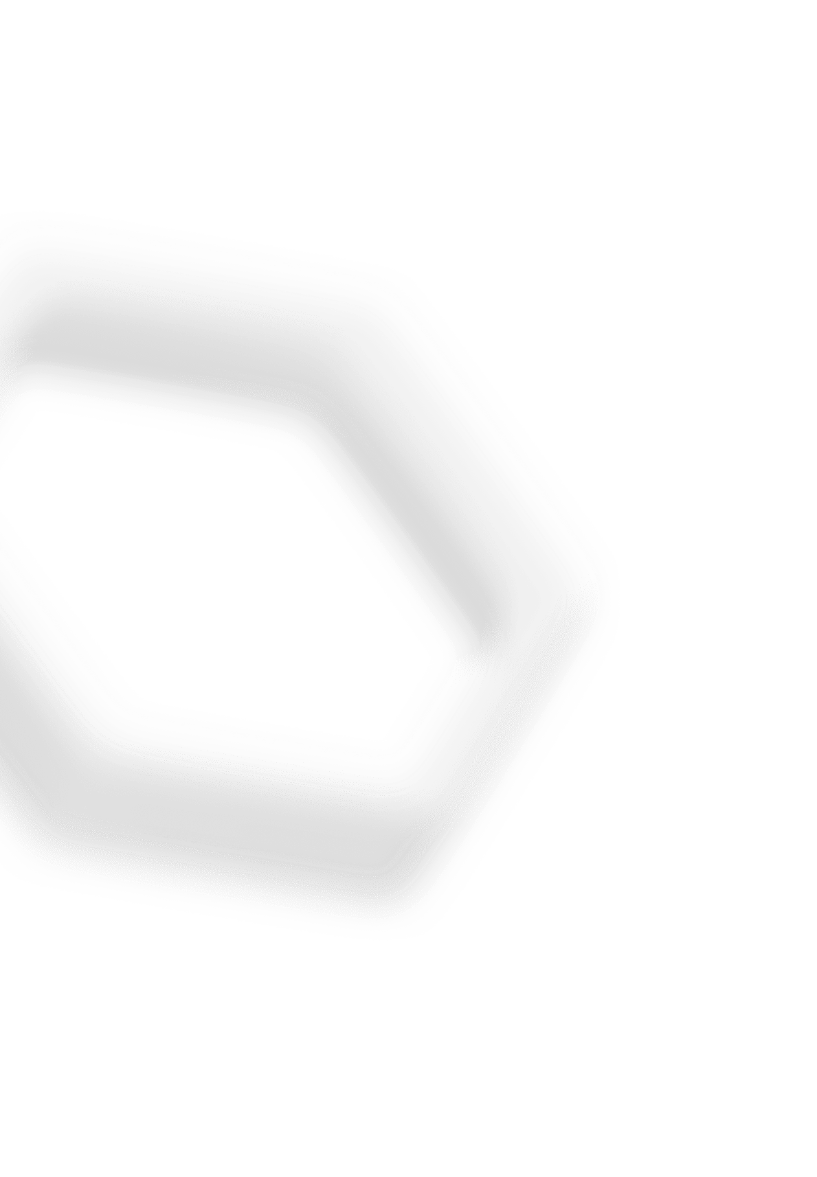 Large hexagon background shape